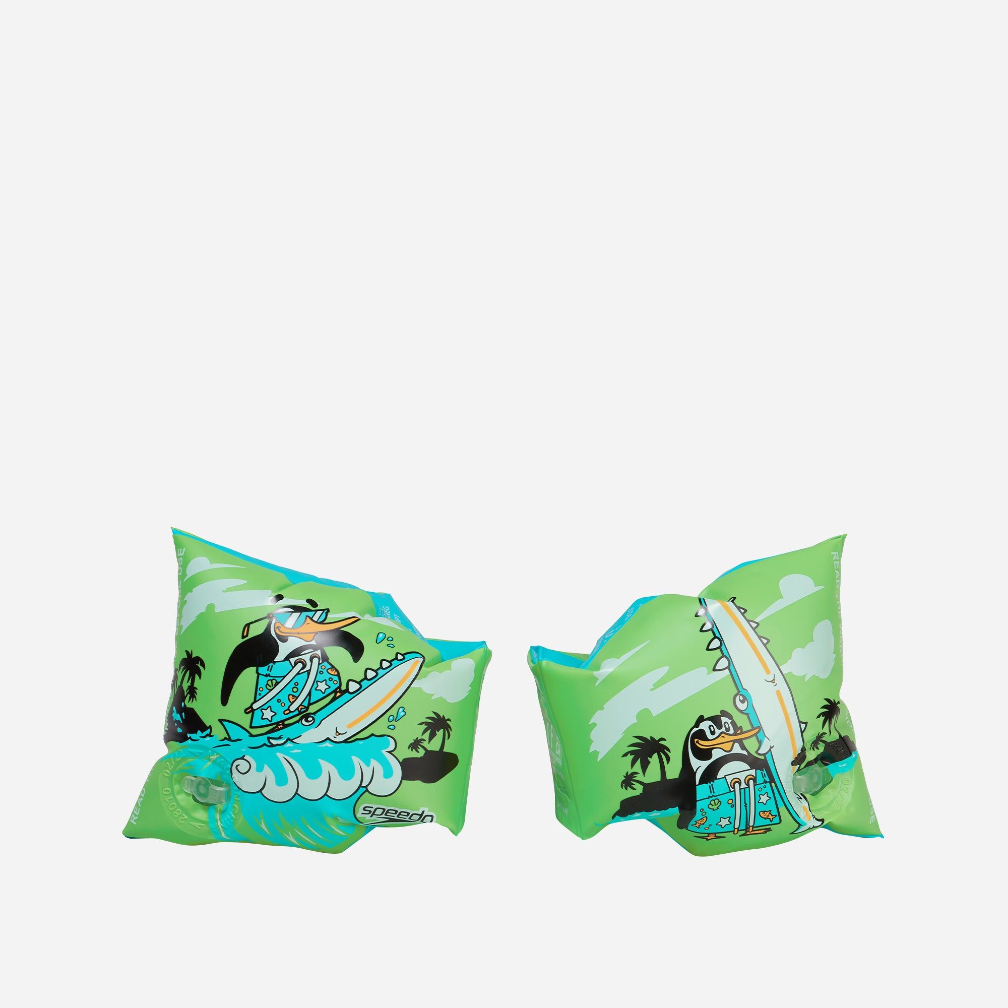 Speedo - Phao bơi gắn tay trẻ em Print Armbands Swimming