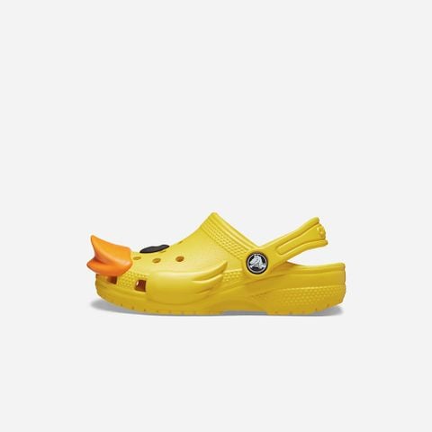 Crocs - Xăng đan trẻ em Classic Iam Rubber Ducky Sunflower Lifestyle