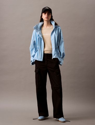 Calvin Klein - Áo thun thời trang CK nữ Premium Straight Logo T-shirt