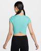 Nike - Áo tay ngắn thể thao Nữ One Fitted Rib Women's Dri-FIT Short-Sleeve Cropped Top