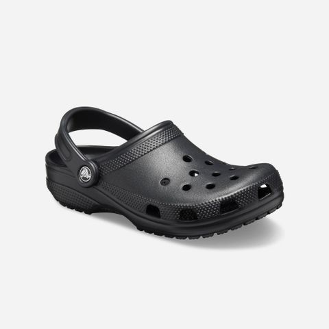 Crocs - Giày sandal nam nữ Classic Black Clog