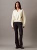 Calvin Klein - Áo len tay dài CK nữ Monogram Roll Neck Jumper