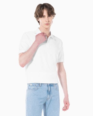 Calvin Klein - Áo polo tay ngắn nam one-On-Tone Regular Fit Polo