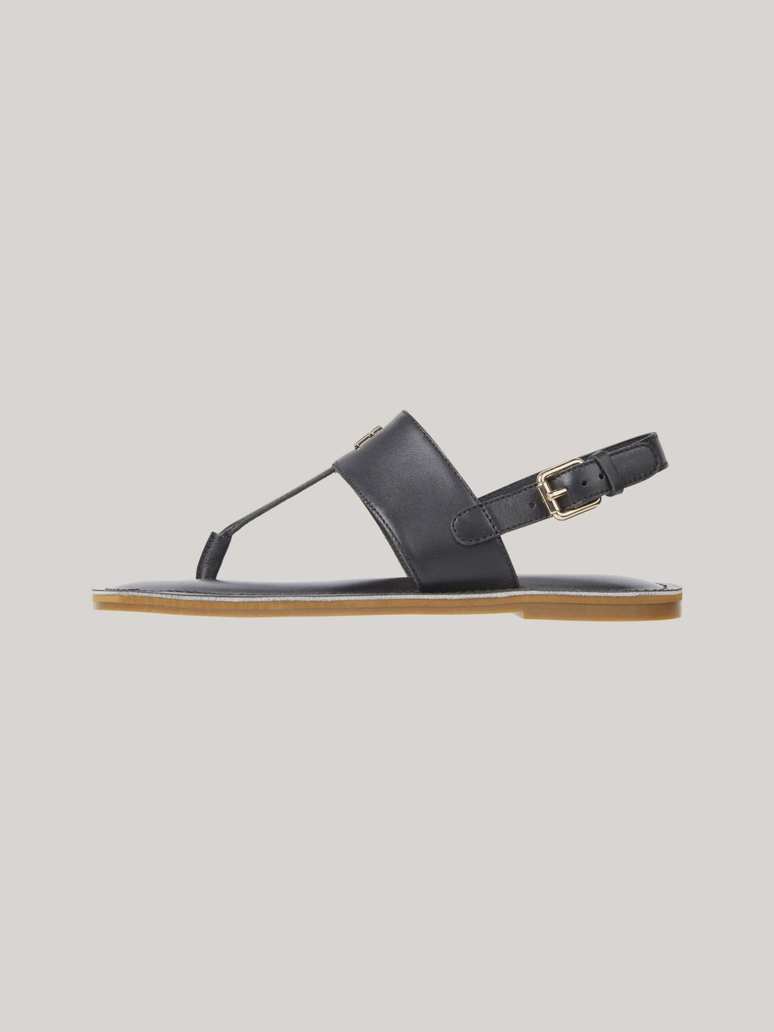 Tommy Hilfiger - Xăng đan nữ Monogram Plaque Flat Thong Sandals