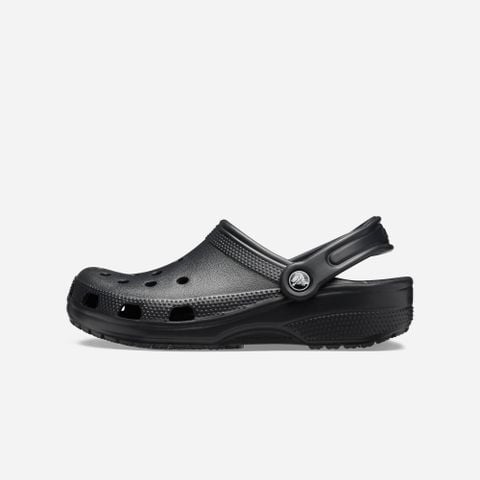 Crocs - Giày sandal nam nữ Classic Black Clog