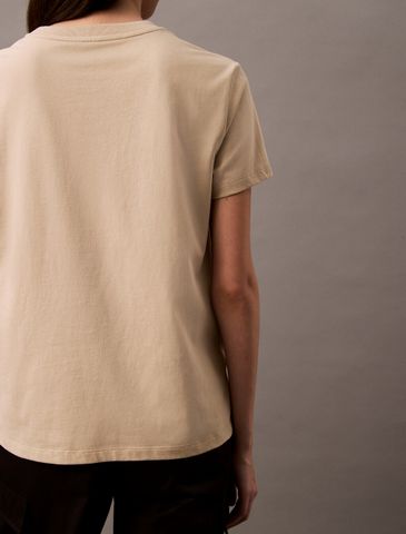 Calvin Klein - Áo thun thời trang CK nữ Premium Straight Logo T-shirt