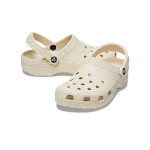 Crocs - Xăng đan nam nữ Classic Clog Unisex Bone Lifestyle