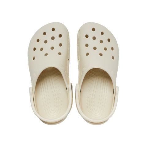 Crocs - Xăng đan nam nữ Classic Clog Unisex Bone Lifestyle