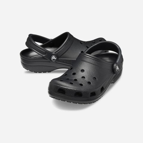 Crocs - Giày sandal nam nữ Classic Black Clog