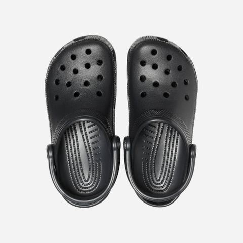 Crocs - Giày sandal nam nữ Classic Black Clog