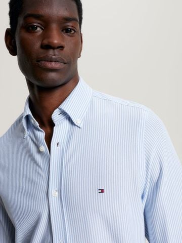 Tommy Hilfiger - Áo sơ mi tay dài nam 1985 Collection Pinstripe Slim Fit Shirt - 3