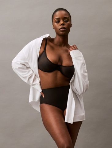 Calvin Klein - Quần lót định hình CK nữ Stay-Put Mesh Shapewear Brief - 2