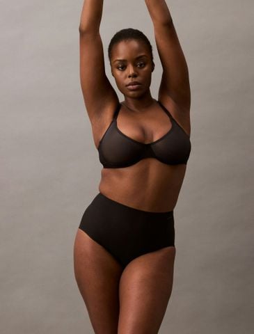 Calvin Klein - Quần lót định hình CK nữ Stay-Put Mesh Shapewear Brief