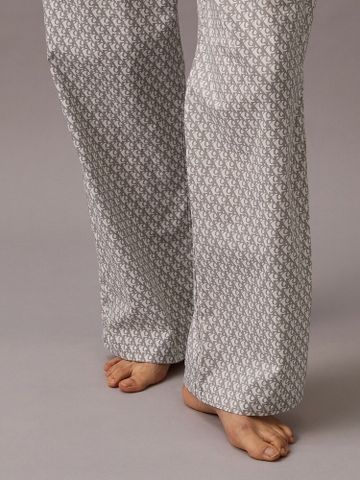 Calvin Klein - Quần ngủ CK nữ Logo Cotton Poplin Pants
