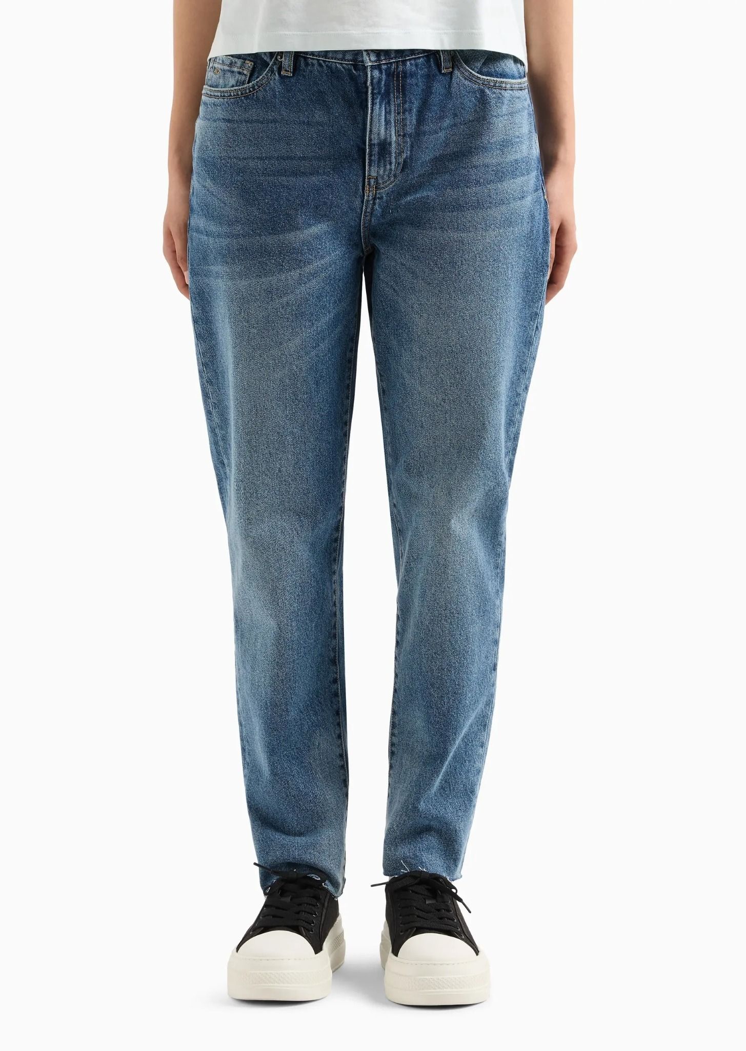 Armani Exchange - Quần jeans ống thẳng nhỏ nữ Aix Women's 5 Pockets Pant