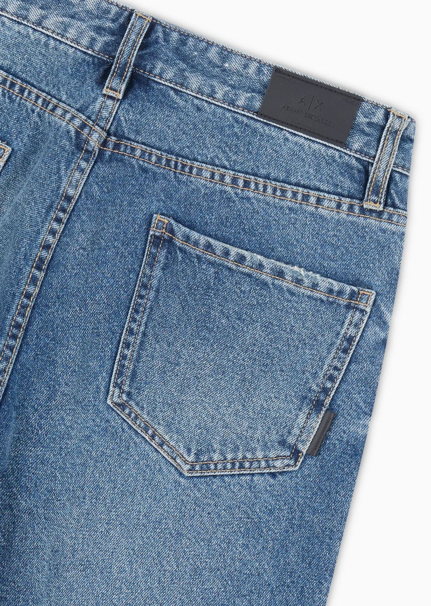 Armani Exchange - Quần jeans ống thẳng nhỏ nữ Aix Women's 5 Pockets Pant