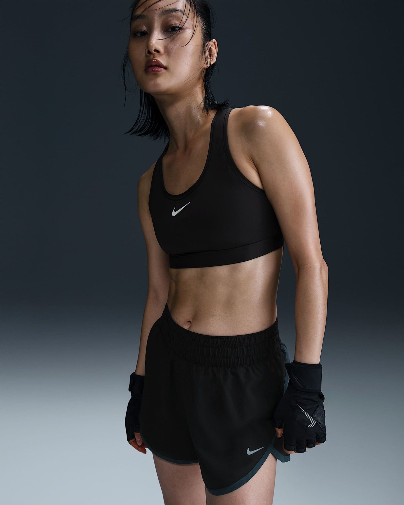 Nike - Quần ngắn thể thao Nữ One Women's Dri-FIT Brief-Lined Shorts