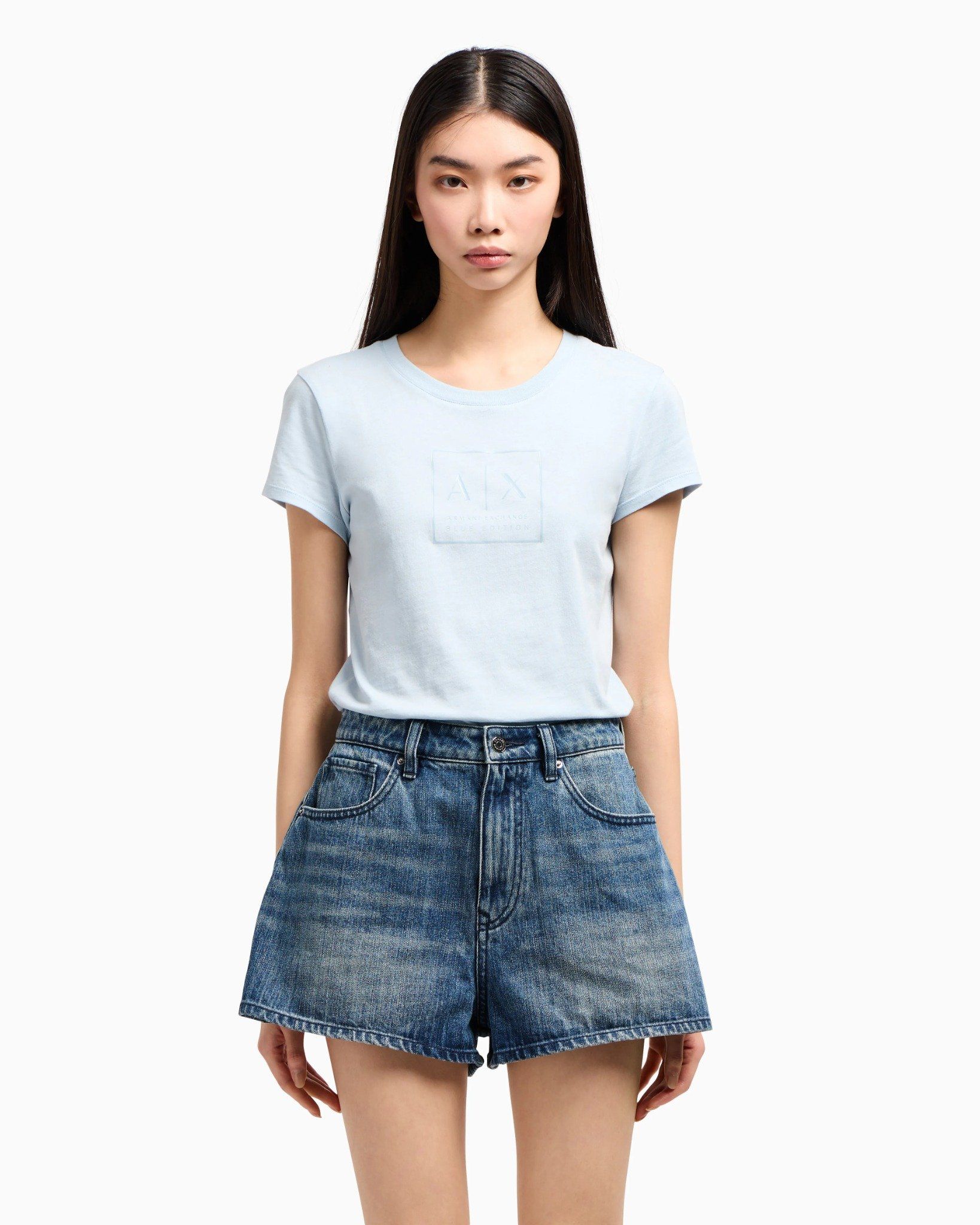Armani Exchange - Quần jeans nữ Aix Women's 5 Pockets Pant