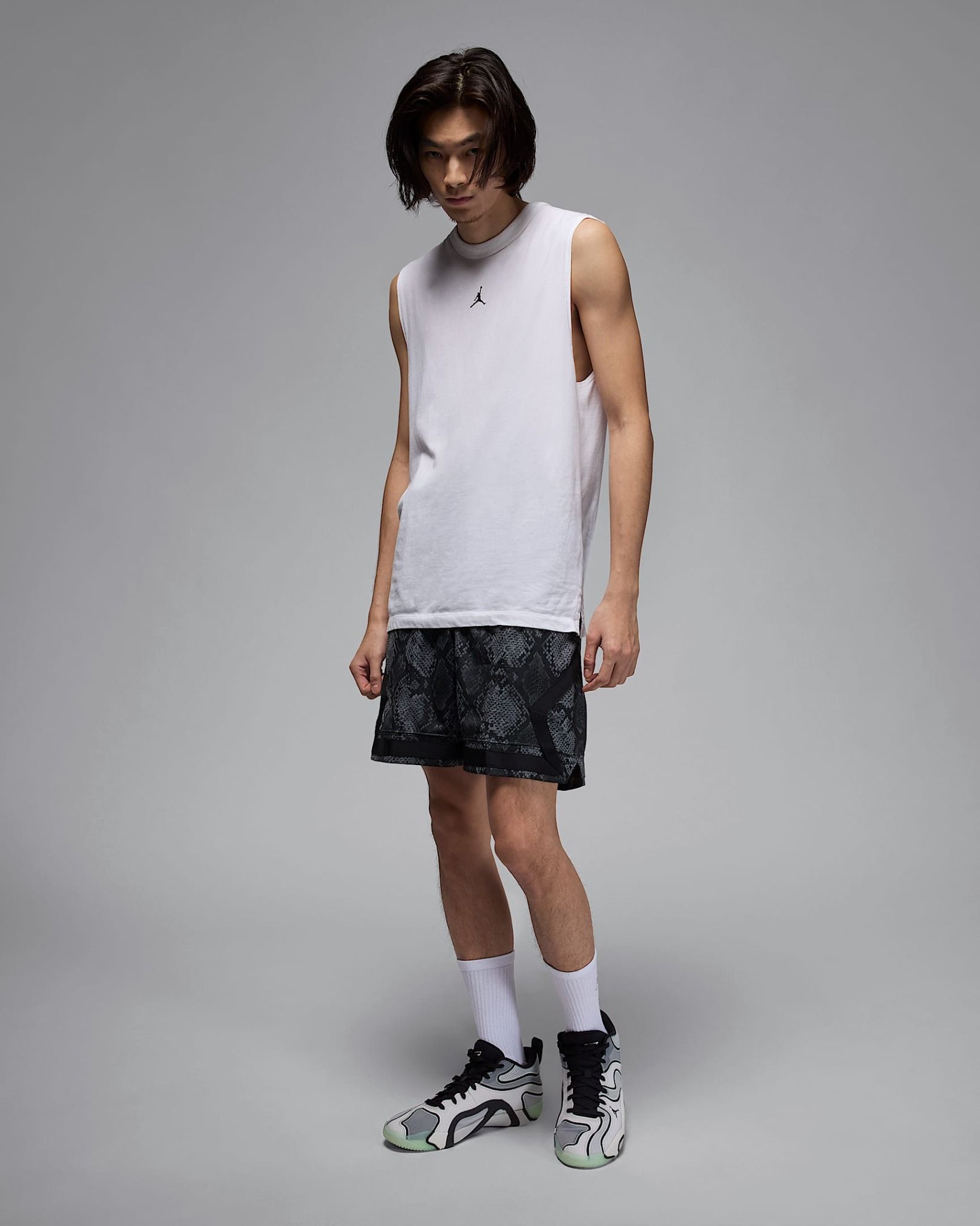 Nike - Quần ngắn thể thao Nam Jordan Sport Men's Dri-FIT Mesh Diamond Shorts