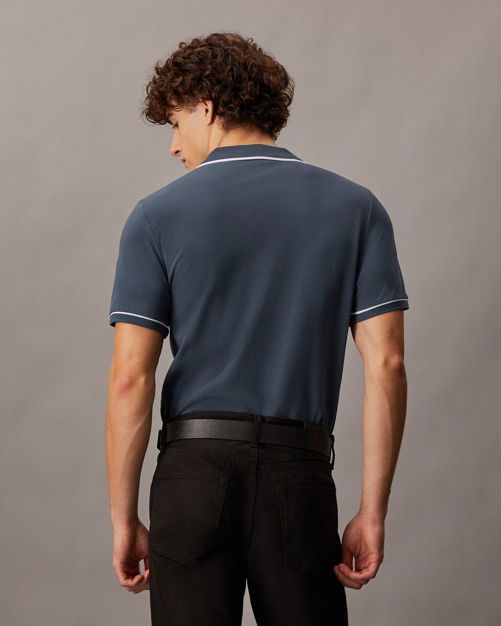 Calvin Klein - Áo polo tay ngắn CK nam Slim Polo Shirt