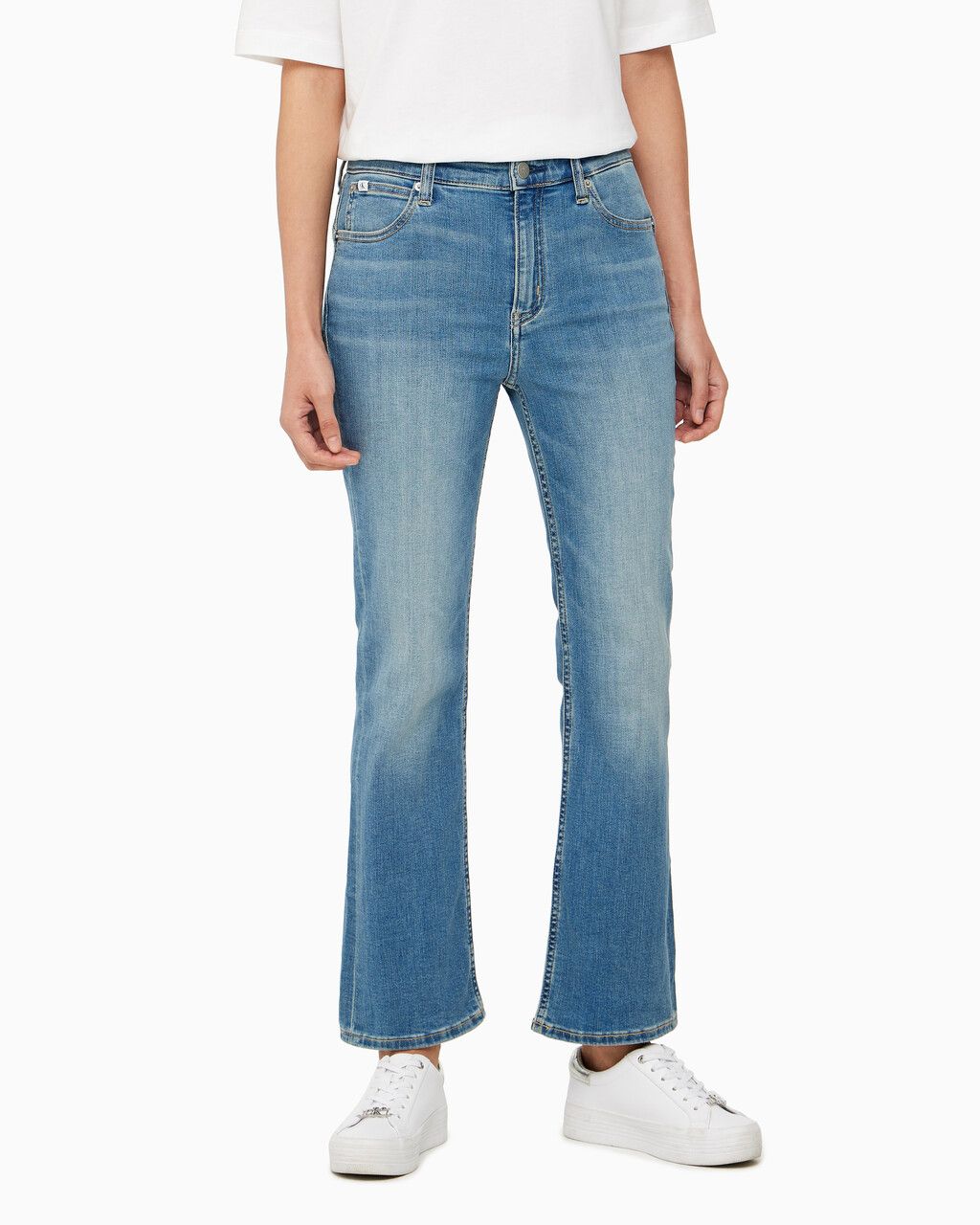 Calvin Klein - Quần jeans nữ Highrise Body Slim Boot