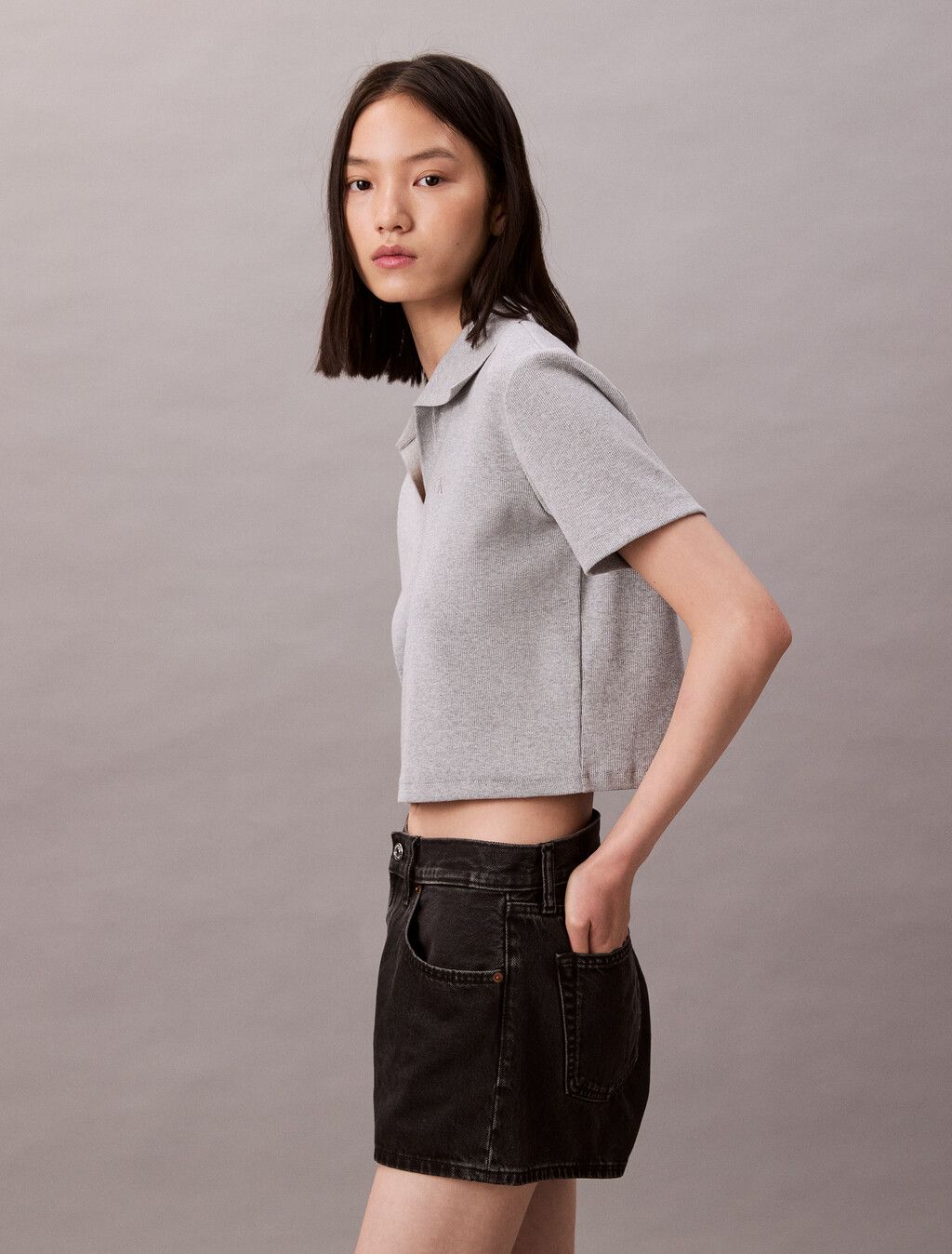 Calvin Klein - Quần jeans ngắn CK nữ 90's Denim Shorts