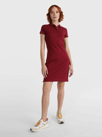 Tommy Hilfiger - Đầm nữ Slim Midi Polo Dress