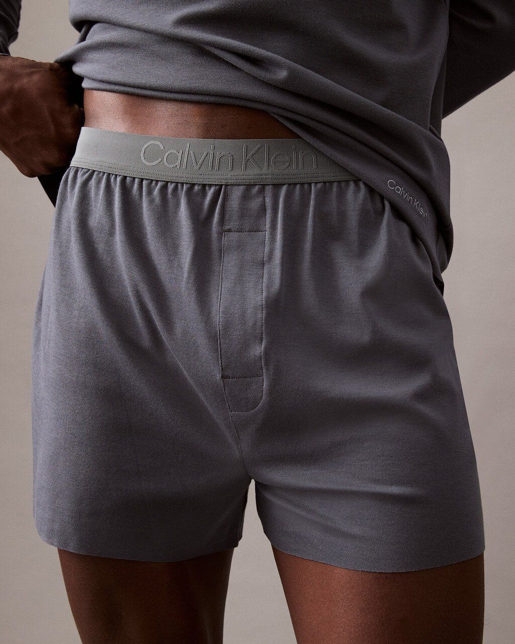 Calvin Klein - Quần ngủ CK nam CK Black Slim Fit Boxers