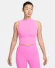 Nike - Áo ba lỗ thể thao Nữ Nike One Fitted Women's Dri-FIT Mock-Neck Cropped Tank Top