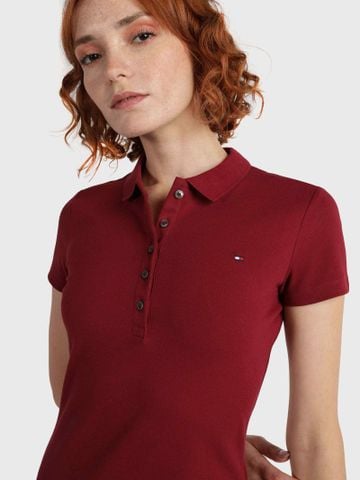 Tommy Hilfiger - Đầm nữ Slim Midi Polo Dress - 2