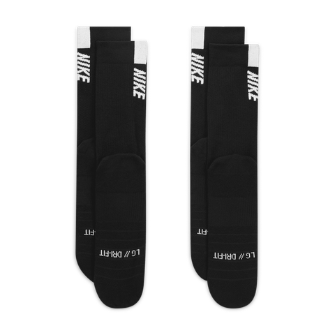 Nike - Bộ Hai Đôi Vớ Thể Thao Nam Nữ Nike Multiplier Crew Socks (2 Pairs)