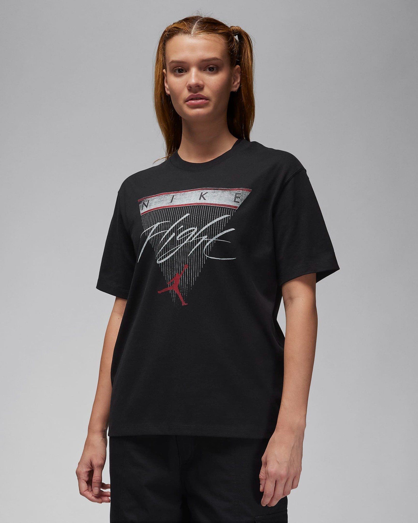 Nike - Áo Tay Ngắn Thể Thao Nữ Jordan Flight Heritage Women'S Graphic T-Shirt
