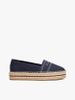Tommy Hilfiger - Giày búp bê nữ Denim Platform Espadrilles