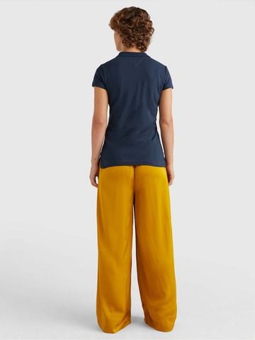 Tommy Hilfiger - Áo polo tay ngắn nữ Heritage Short Sleeve Slim Polo