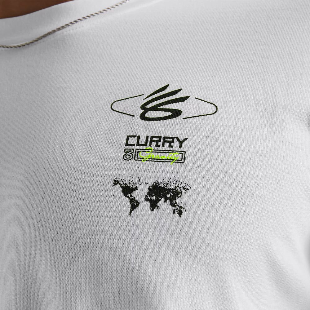 Under Armour - Áo thun tay dài nam Heavyweight Verbiage Basketball