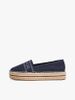 Tommy Hilfiger - Giày búp bê nữ Denim Platform Espadrilles