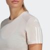 adidas - Áo tay ngắn Nữ Train Essentials Cotton 3-Stripes Crop Tee