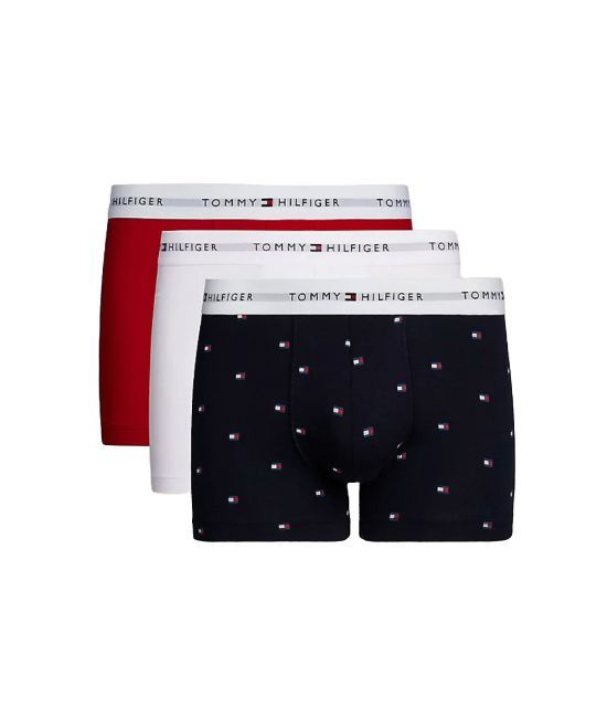Tommy Hilfiger - Bộ 3 quần lót nam Men's TH 3P Trunk Printed