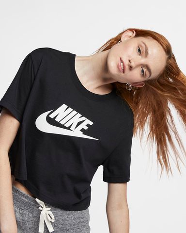 Nike - Áo Tay Ngắn Thể Thao Nữ Sportswear Essential Women'S Cropped T-Shirt
