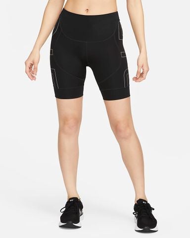 Nike - Quần ngắn thể thao Nữ Nike Air Women's Mid-Rise 18cm Running Biker Shorts