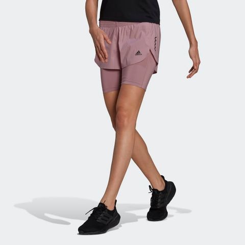 adidas - Quần ngắn Nữ Run Fast 2In1 Shorts