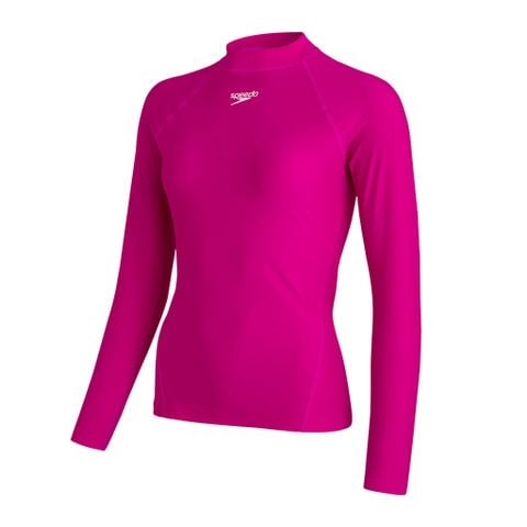 Speedo - Áo bơi tay dài chống nắng nữ Essential Long Sleeve Rash Top