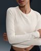 Nike - Áo tay dài thể thao Nữ Chill Knit Women's Slim Long-Sleeve Cropped Top
