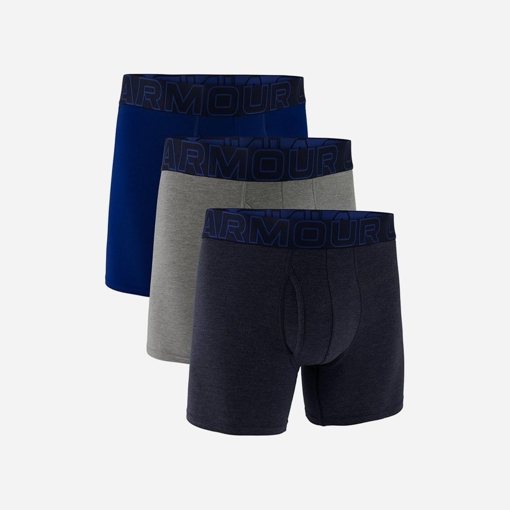 Under Armour - Bộ ba Quần lót nam Performance Cotton 6Inch Training