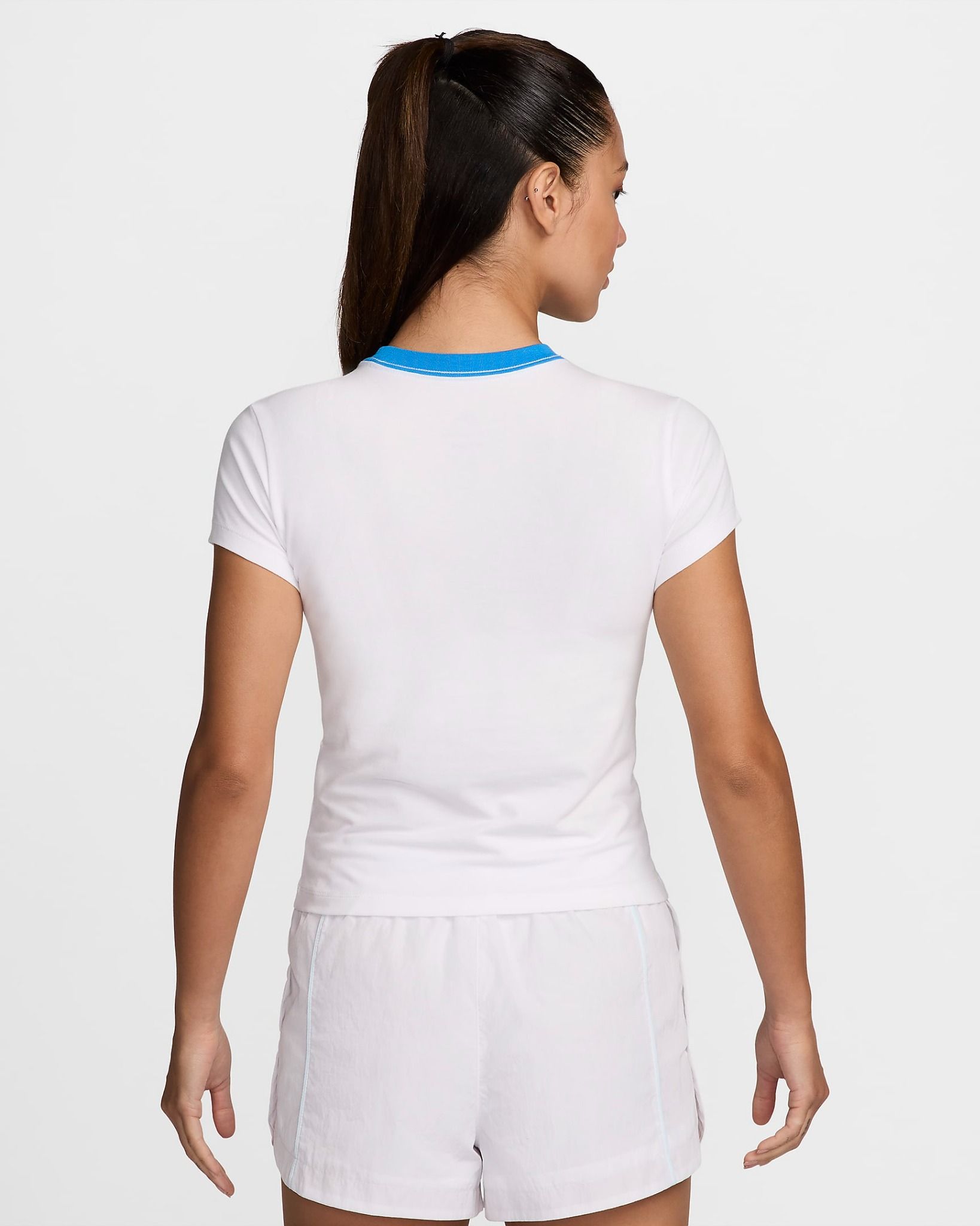 Nike - Áo thun thời trang Nữ Chill Knit Women's Slim Cropped Tee
