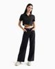 Calvin Klein - Áo polo tay ngắn CK nữ Modern Metals Cropped Polo Shirt With Logo Charm