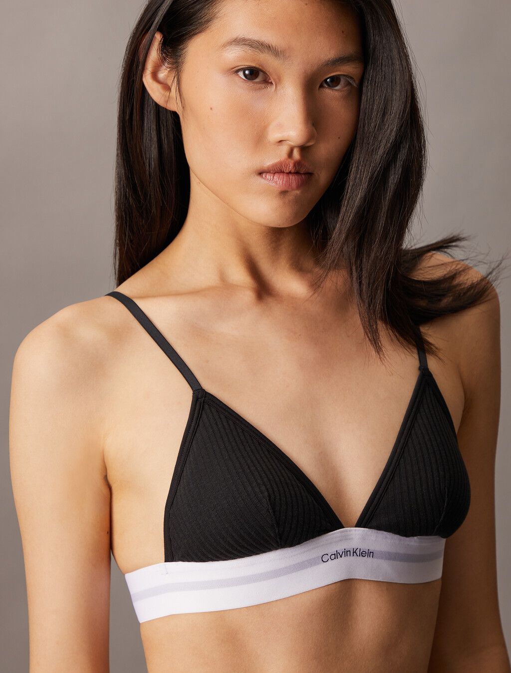 Calvin Klein - Áo lót CK nữ Cotton Modal Stretch Rib Lightly Lined Triangle Bra