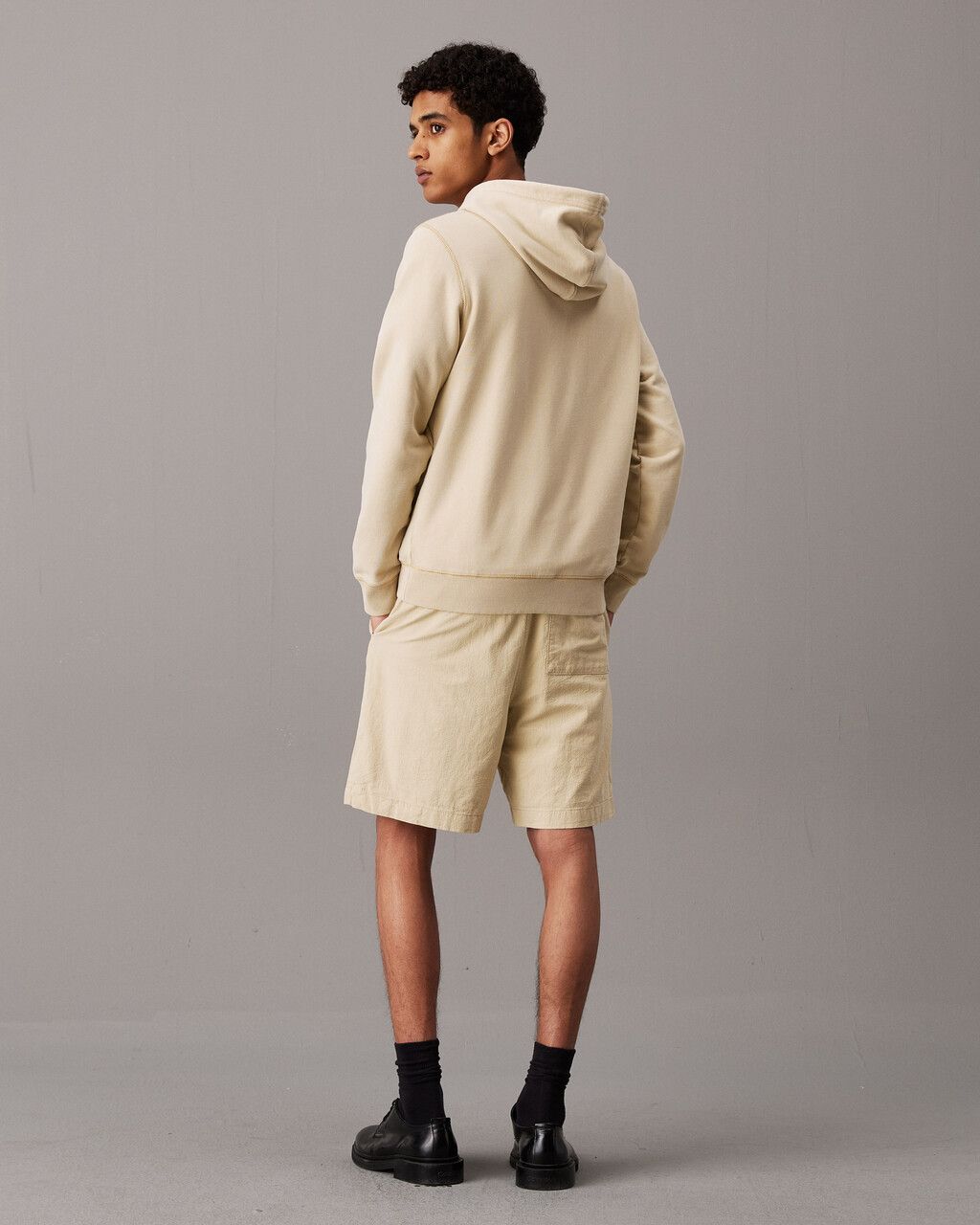 Calvin Klein - Quần ngắn CK nam Textured Cotton Short