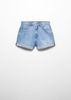 Mango - Quần ngắn nữ Mom-fit denim shorts