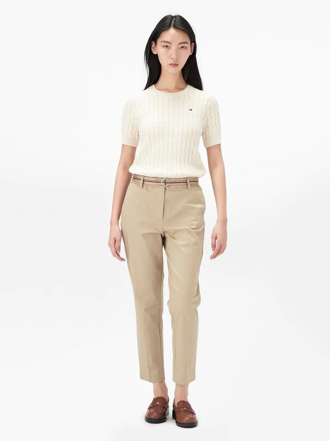 Tommy Hilfiger - Quần dài nữ TH Premium London Slim Ankle Pants